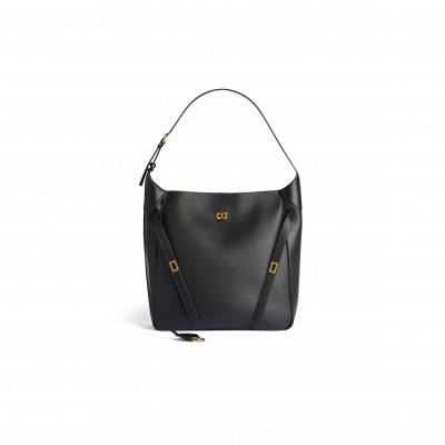 BALENAIAGA WOMEN'S BEL AIR HOBO BAG LARGE IN BLACK 8057582ABAV1000 (43.9*39.8*14.9cm)